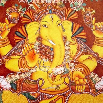 Ganapathi Series - Kerala Mural Painting