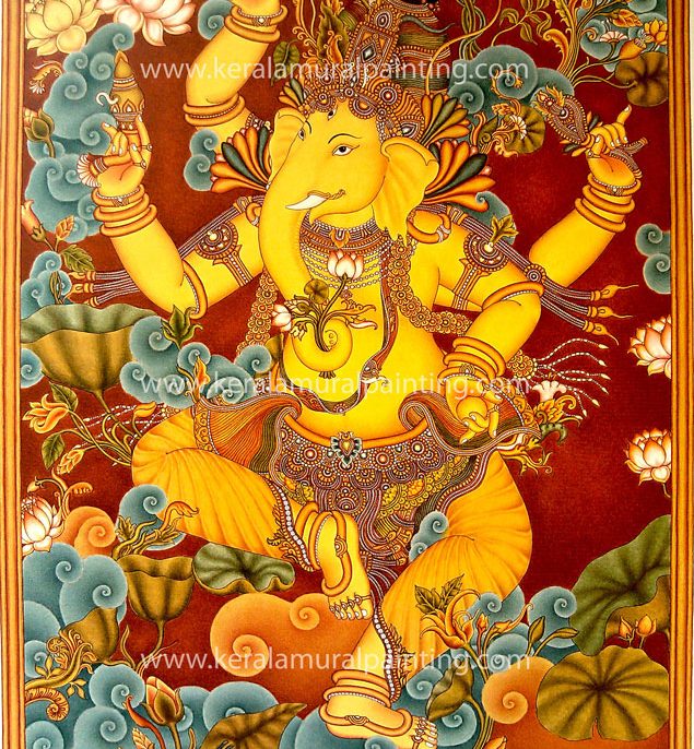 GANAPATHI-MURAL-PAINTING