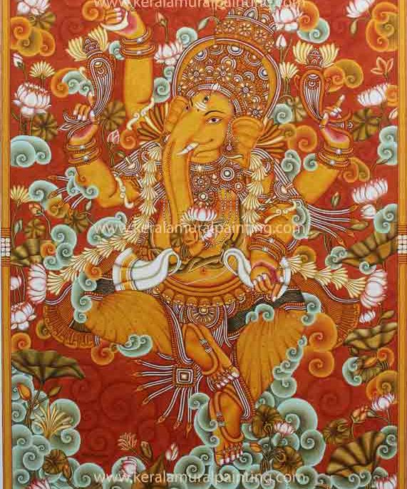 ganesha nirutham mural art