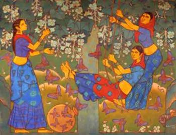 kerala mural painting | indian traditional painting