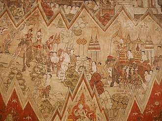 mural painting in kerala | indian traditional painting