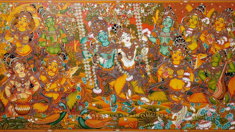 Krishna leella mural