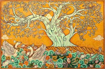 Kerala mural Nature Paintings