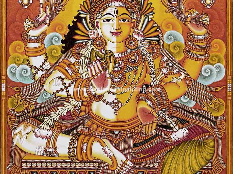 Ardha_nareeswara_Mural_art