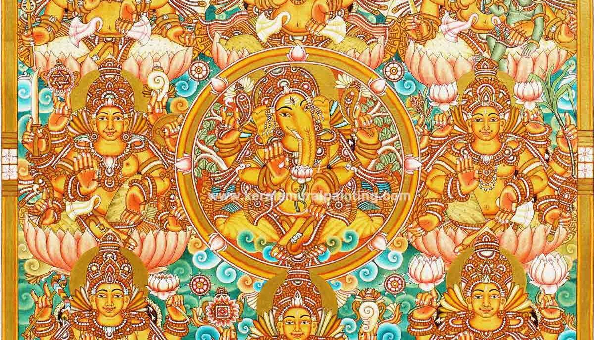 Ashta_Lakshmi_Kerala_Mural_art