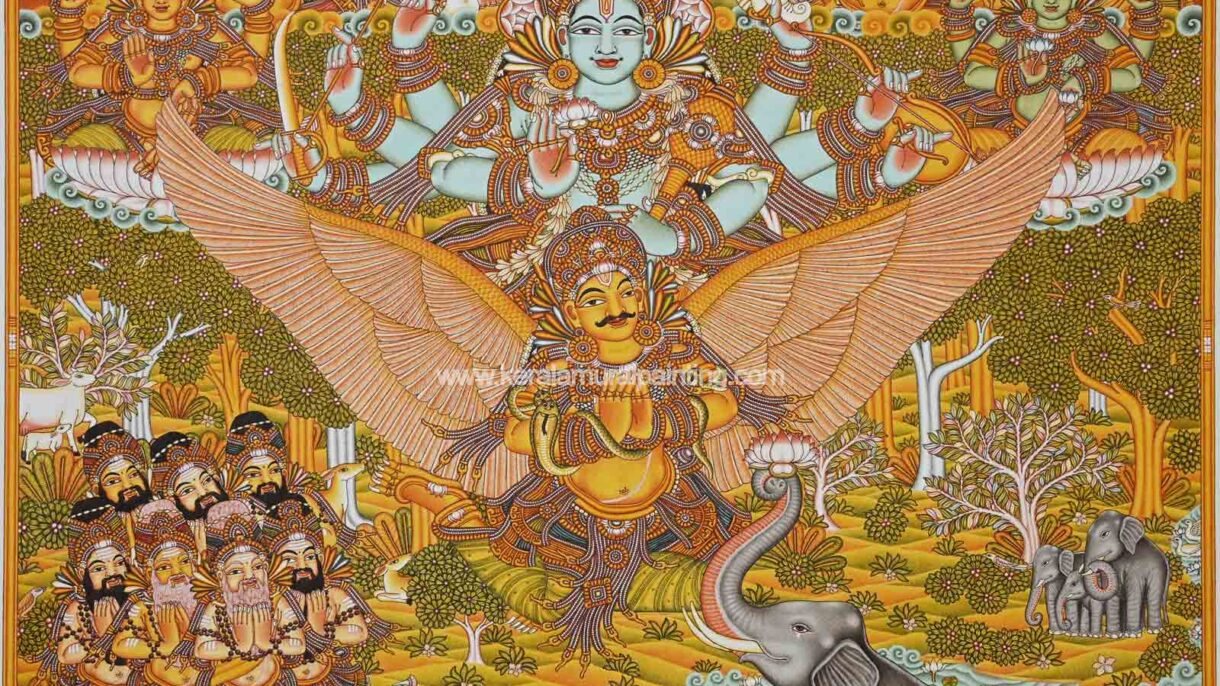 Gajendra_Moksham_Kerala_Mural