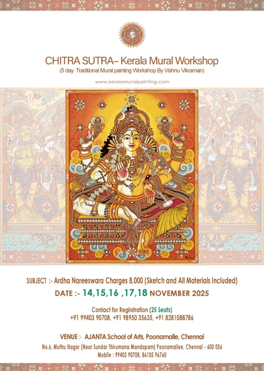 Chitra Sutra 2025: Kerala Mural Painting Workshop